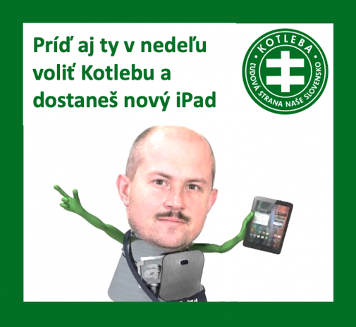 Kotleba sa volí v NEDEĽU